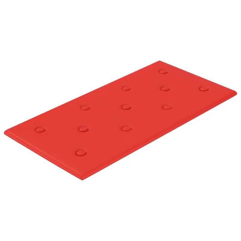 Sieninis galvūgalis 12 pcs Raudona 60 x 30 cm Dirbtinė oda