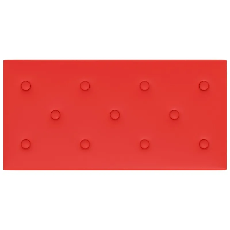 Sieninis galvūgalis 12 pcs Raudona 60 x 30 cm Dirbtinė oda