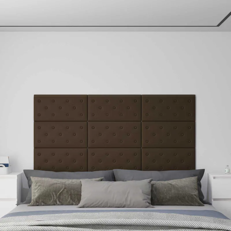 Sieninis galvūgalis 12 pcs Ruda 60 x 30 cm Dirbtinė oda