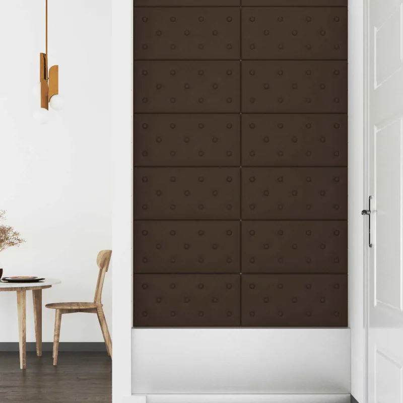 Sieninis galvūgalis 12 pcs Ruda 60 x 30 cm Dirbtinė oda