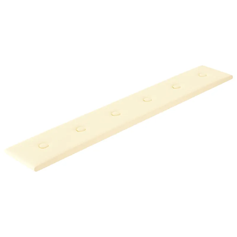 Sieninis galvūgalis 12 pcs Kreminė 90 x 15 cm Dirbtinė oda