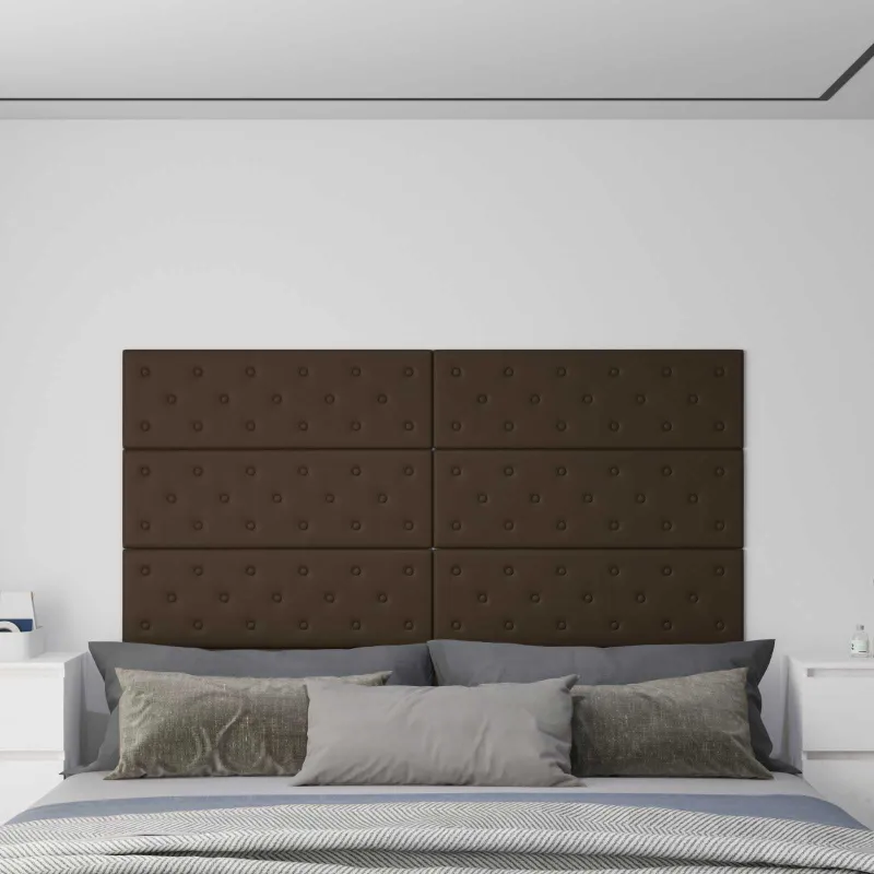 Sieninis galvūgalis 12 pcs Ruda 90 x 30 cm Dirbtinė oda
