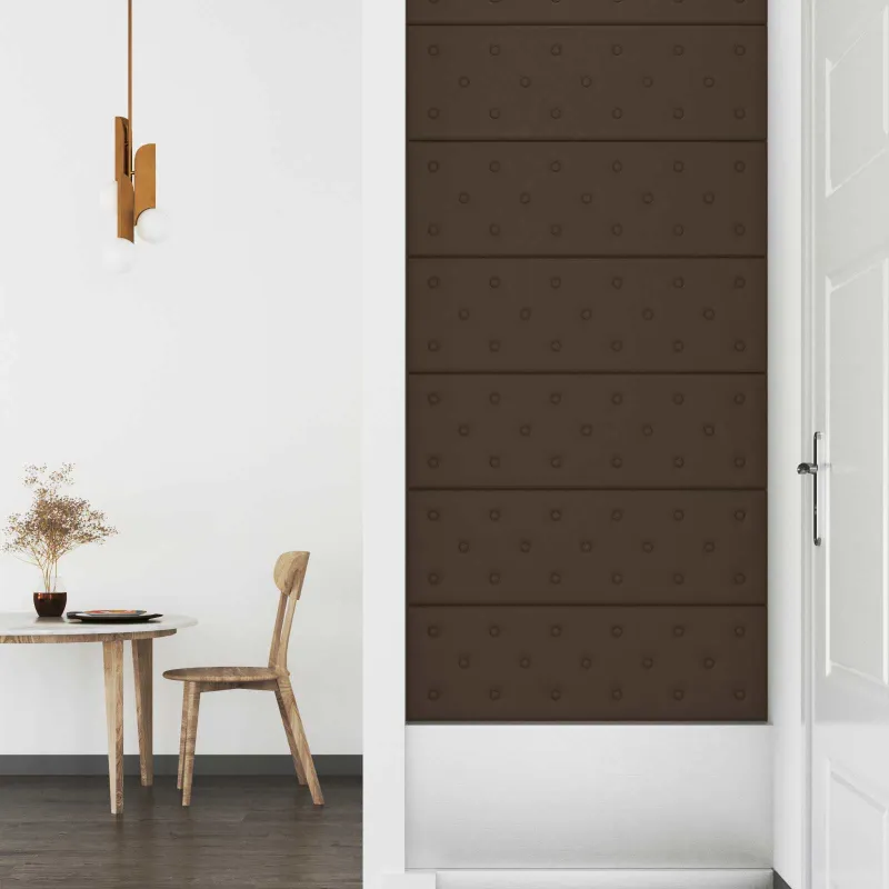 Sieninis galvūgalis 12 pcs Ruda 90 x 30 cm Dirbtinė oda
