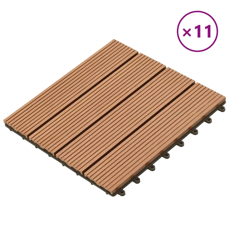 Terasinė Plytelė 11 pcs Ruda 30 x 30 cm MPK