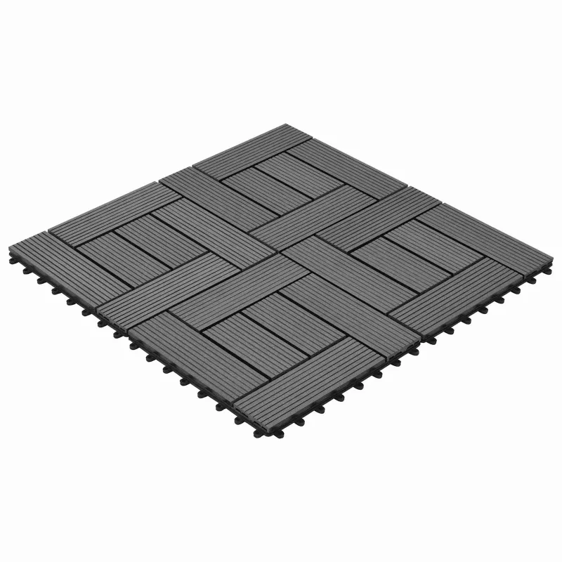 Terasinė Plytelė 11 pcs Pilka 30 x 30 cm MPK