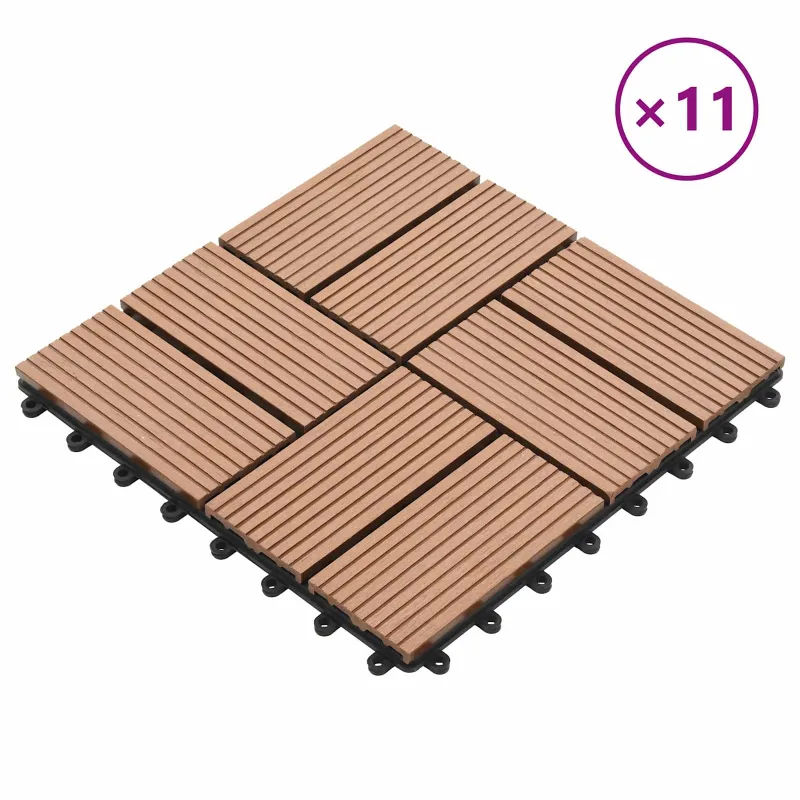 Terasinė Plytelė 11 pcs Ruda 30 x 30 cm MPK
