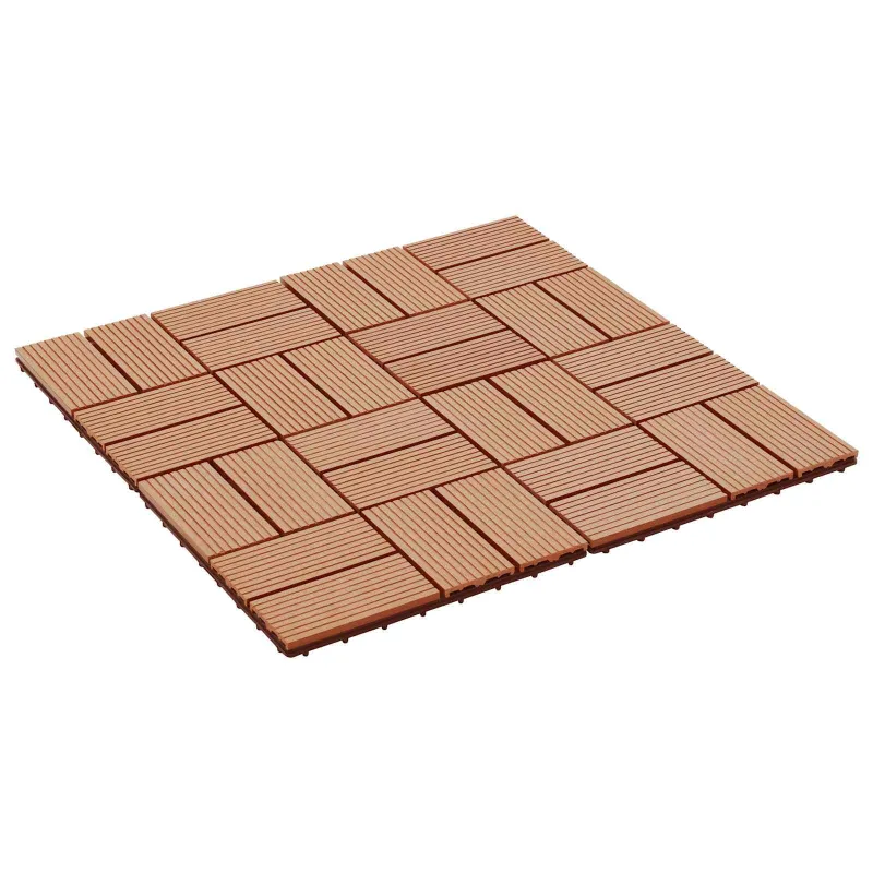 Terasinė Plytelė 11 pcs Tikmedis 30 x 30 cm MPK