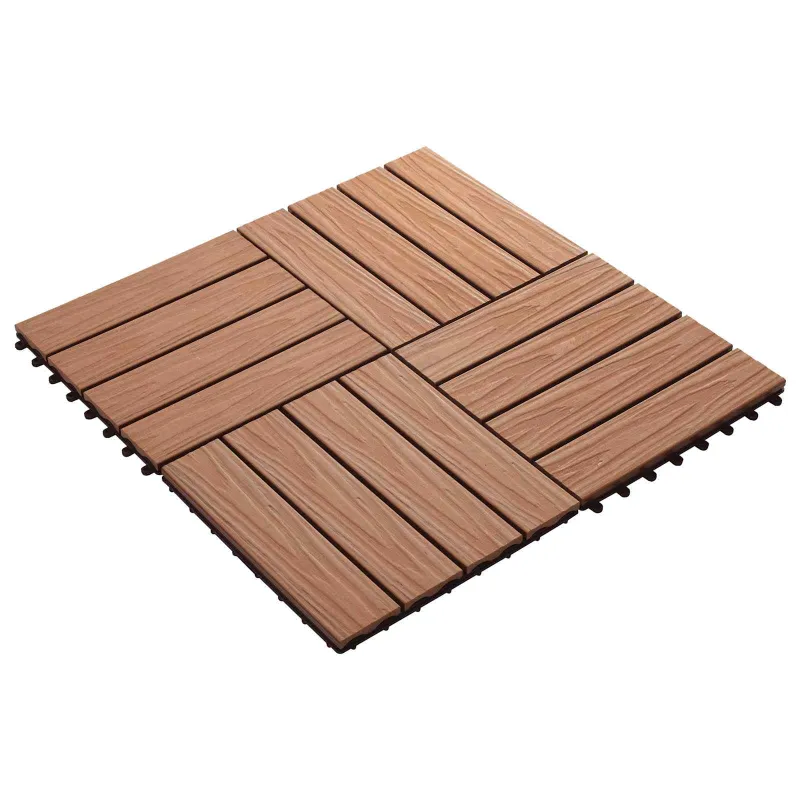Terasinė Plytelė 11 pcs Šviesiai rudas 30 x 30 cm MPK