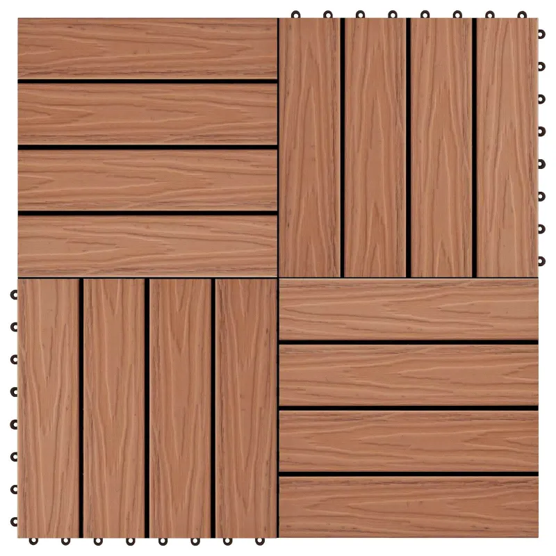 Terasinė Plytelė 11 pcs Šviesiai rudas 30 x 30 cm MPK