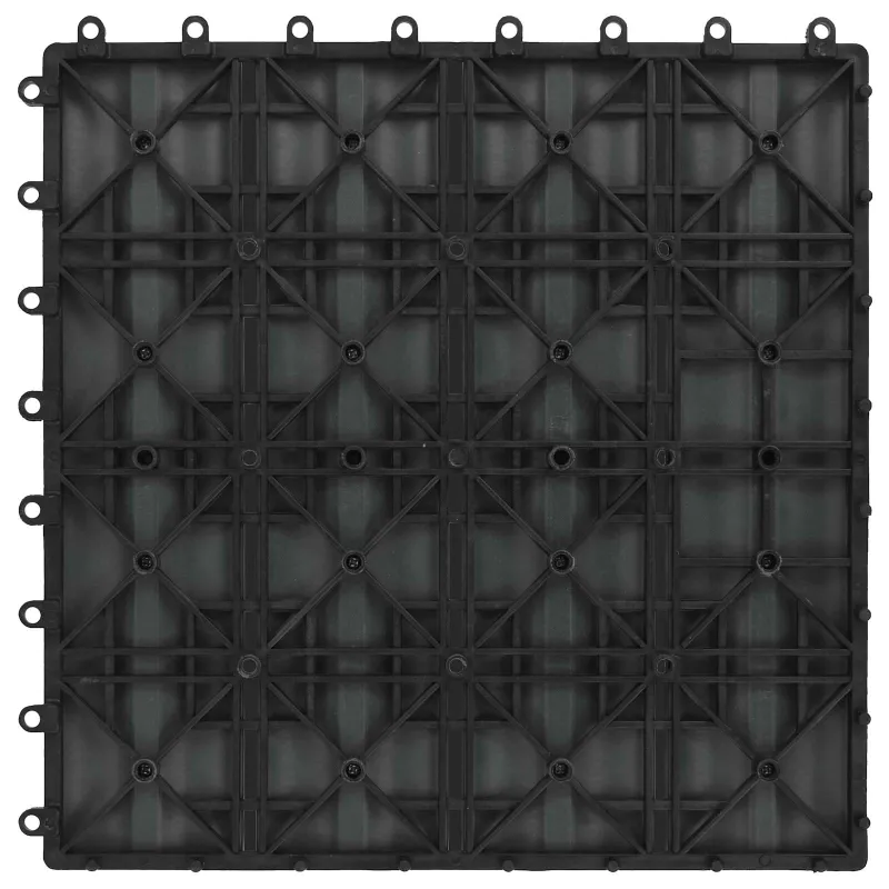 Terasinė Plytelė 3D dizainas 11 pcs Pilka 30 x 30 cm MPK