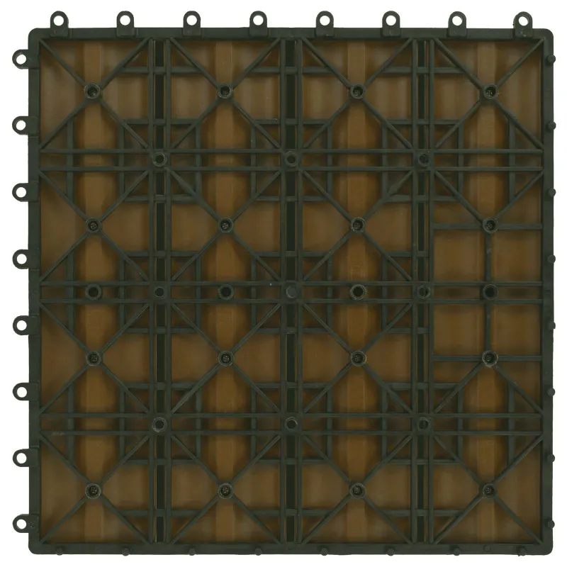 Terasinė Plytelė 3D dizainas 11 pcs Tikmedis 30 x 30 cm MPK