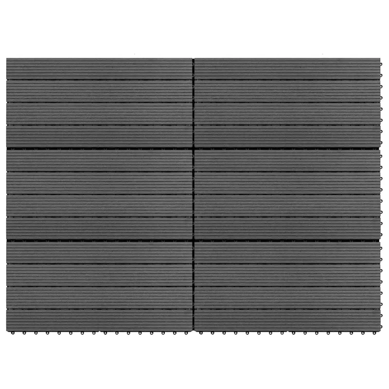 Terasinė Plytelė 6 pcs Pilka 60 x 30 cm MPK