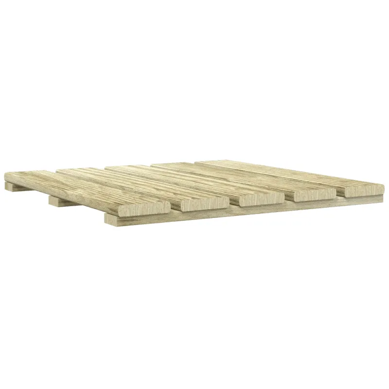 Terasinė Plytelė 6 pcs Žalia 50 x 50 cm Žalia impregnuota pušis