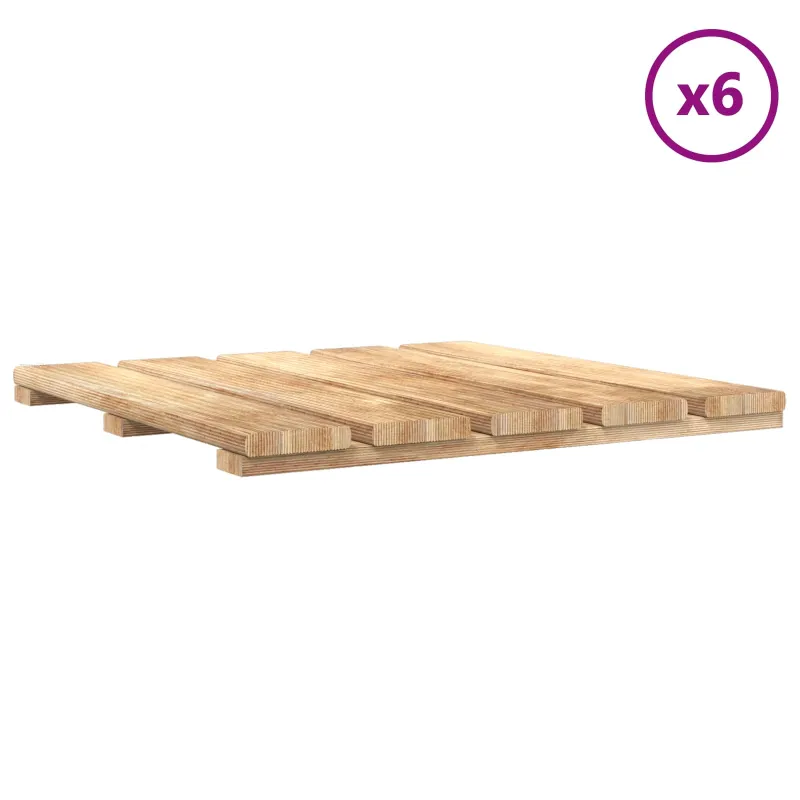 Terasinė Plytelė 6 pcs Ruda 50 x 50 cm Ruda impregnuota pušis