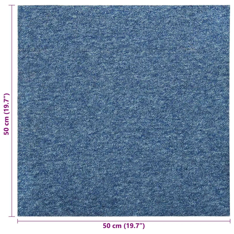 Kilimas 20 pcs Mėlyna 50 x 50 cm 100% polipropileno