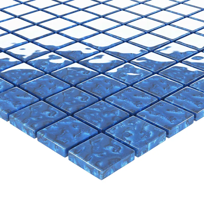 Mozaikos plytelė 11 pcs Mėlyna 50 x 50 cm Stiklas
