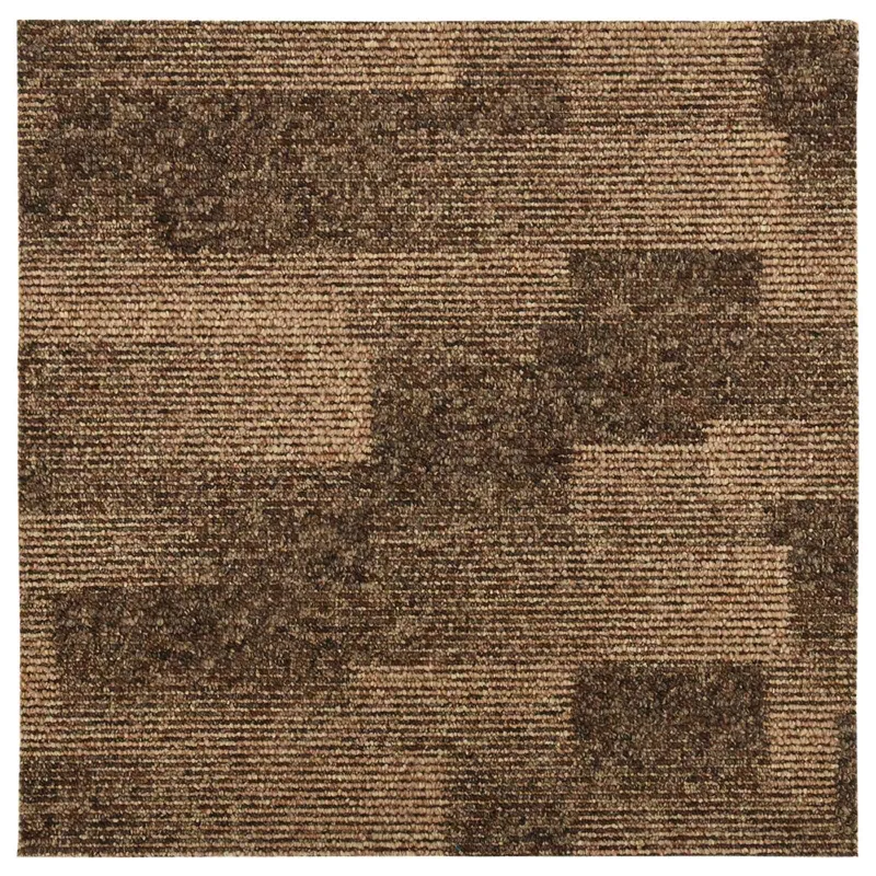 Grindų kilimas 20 pcs Ruda 50 x 50 cm PP