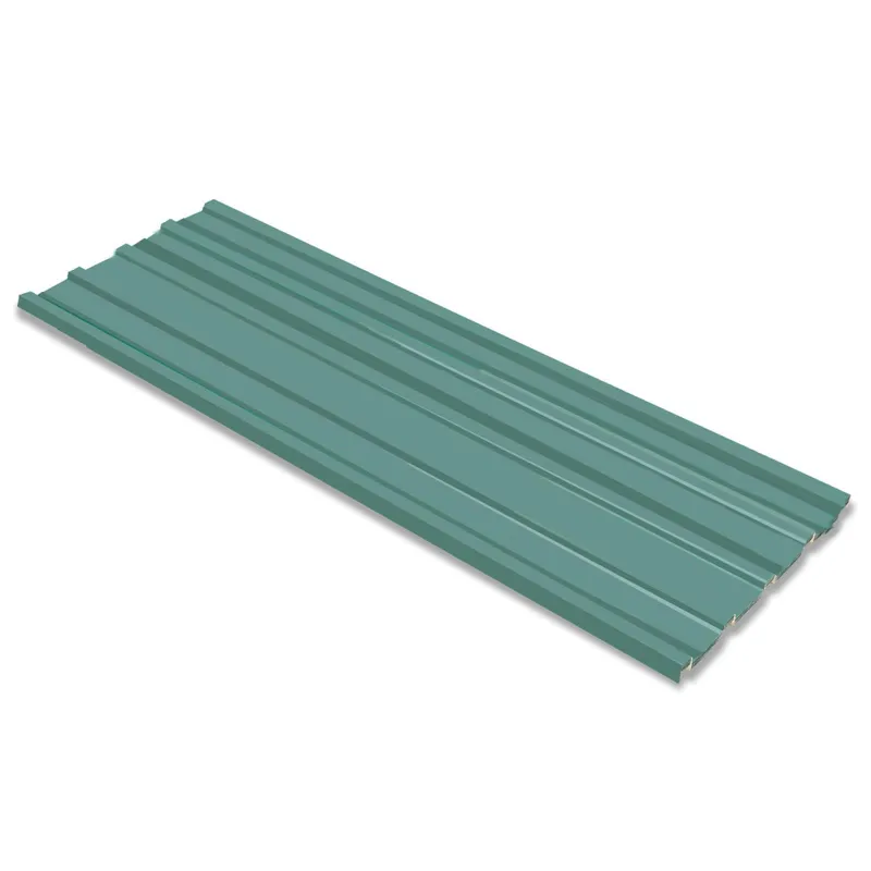 Stogo plokštė 12 pcs Žalia 129 x 45 cm Galvanizuotas plienas