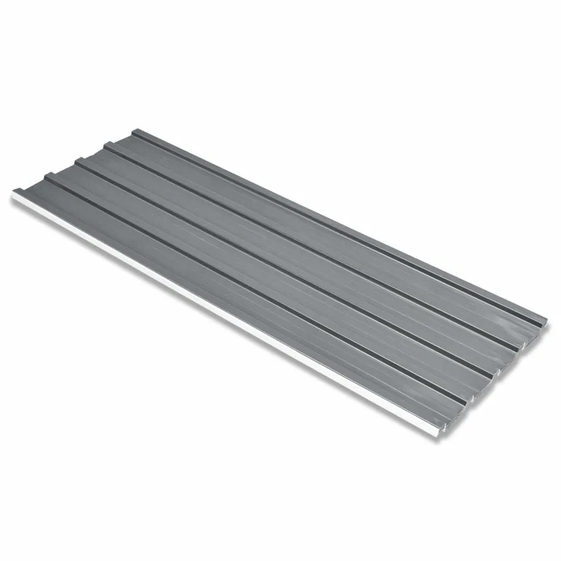 Stogo plokštė 12 pcs Pilka 129 x 45 cm Galvanizuotas plienas