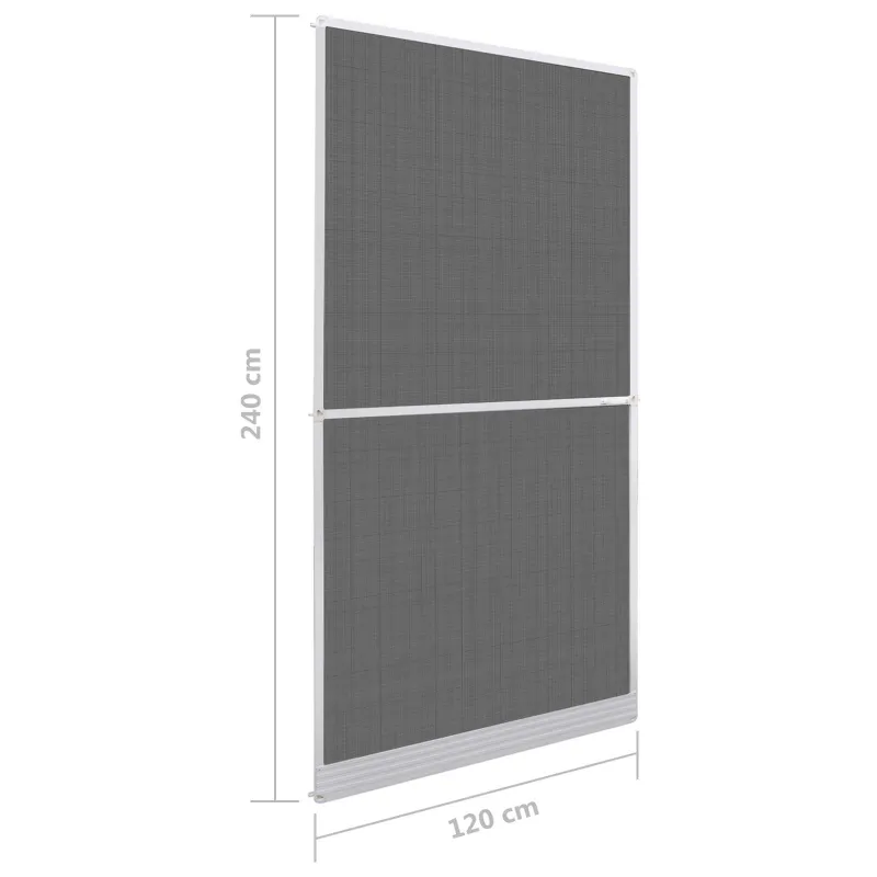 Sukamasis vabzdžių tinklas Balta ir juoda 120 x 240 cm