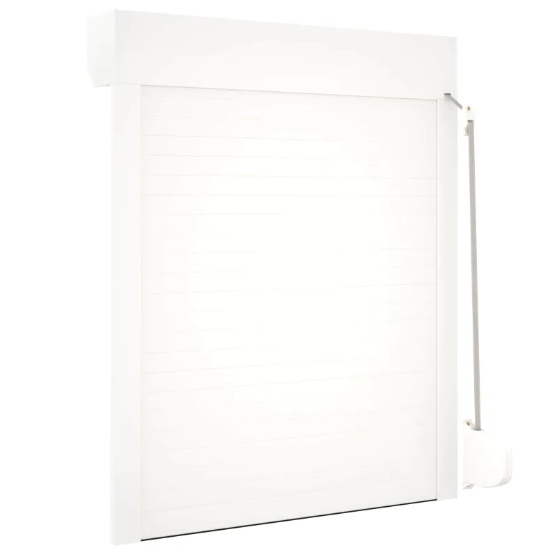Ritinys uždangalas Baltas 80 x 100 cm Aliuminis ir poliuretanas