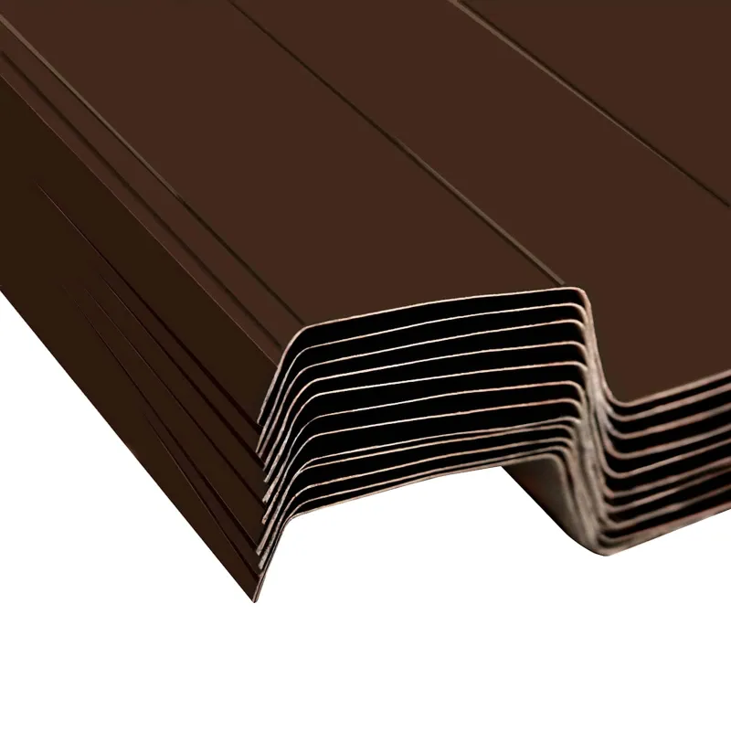 Stogo plokštė 12 pcs Ruda 129 x 45 cm Galvanizuotas plienas