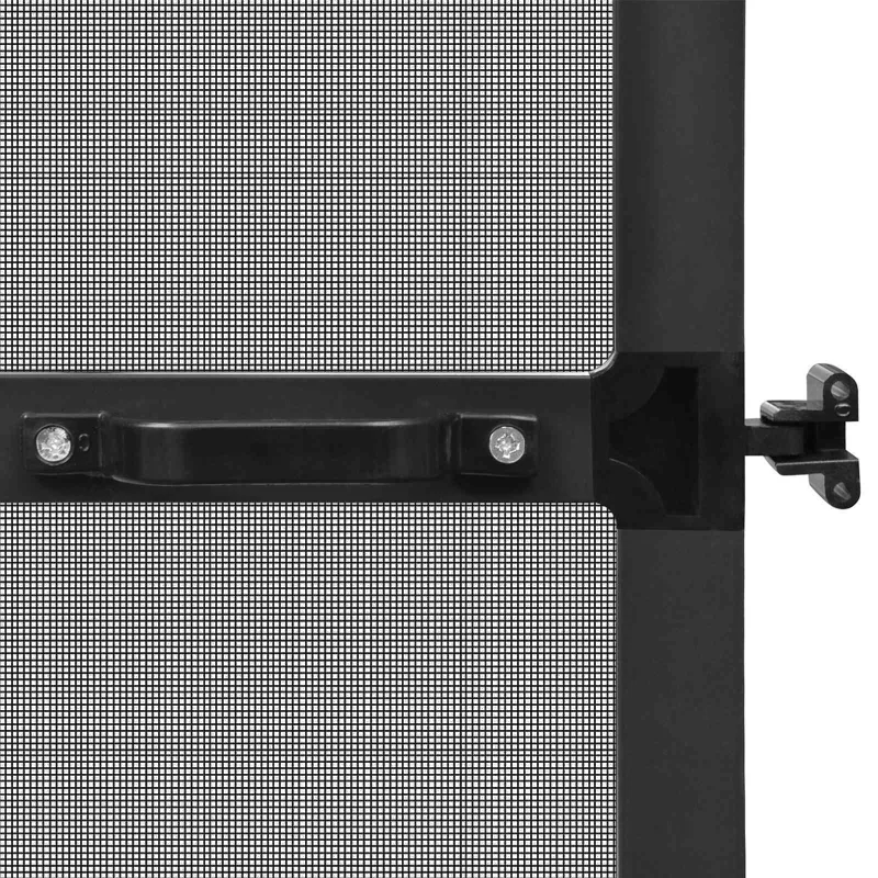 Sukamasis vabzdžių tinklas Antracito ir juoda 120 x 240 cm