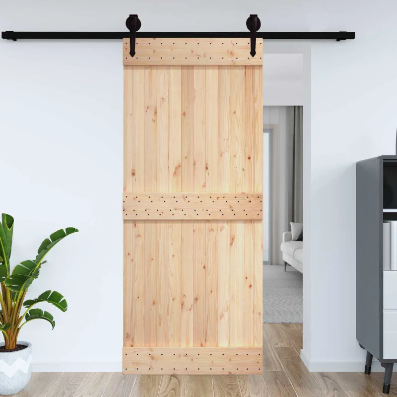 Duris NARVIK Natūrali 70 x 210 cm Kietos pušies medžio durys