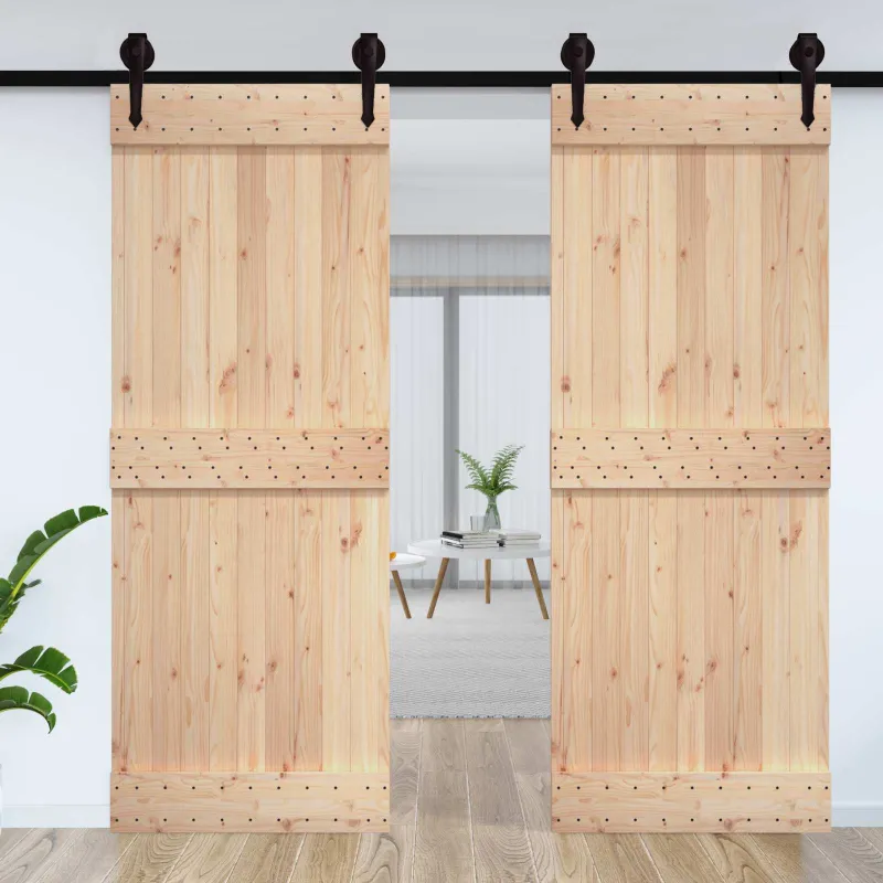 Duris NARVIK Natūrali 85 x 210 cm Kietos pušies medžio durys