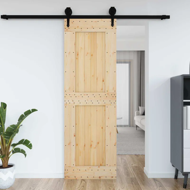 Duris NARVIK Natūrali 70 x 210 cm Kietos pušies medžio durys
