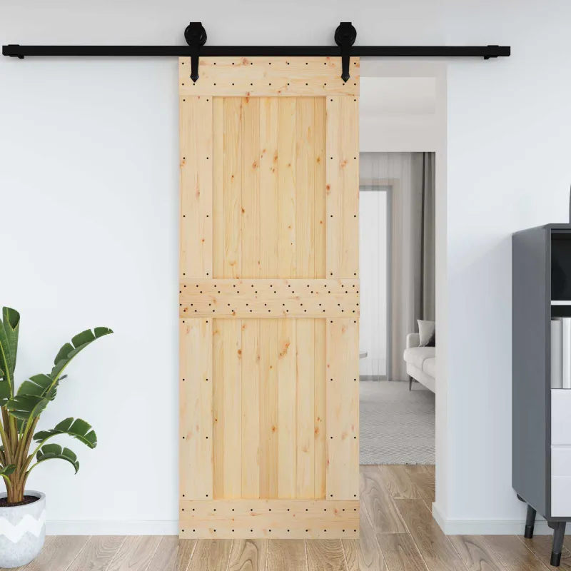 Duris NARVIK Natūrali 85 x 210 cm Kietos pušies medžio durys