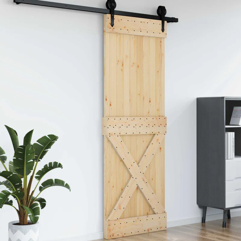 Duris NARVIK Natūrali 80 x 210 cm Kietos pušies medžio durys