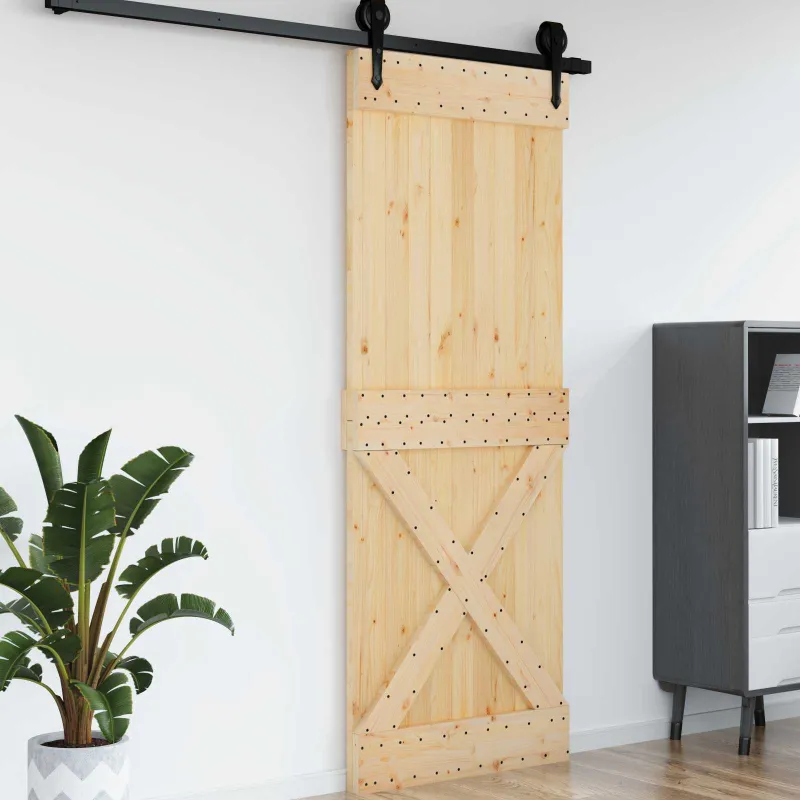 Duris NARVIK Natūrali 85 x 210 cm Kietos pušies medžio durys
