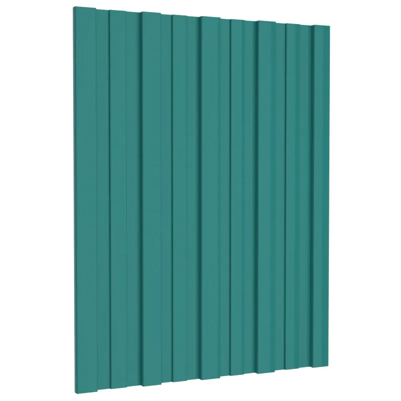 Stogo plokštė 36 pcs Žalia 60 x 45 cm Galvanizuotas plienas
