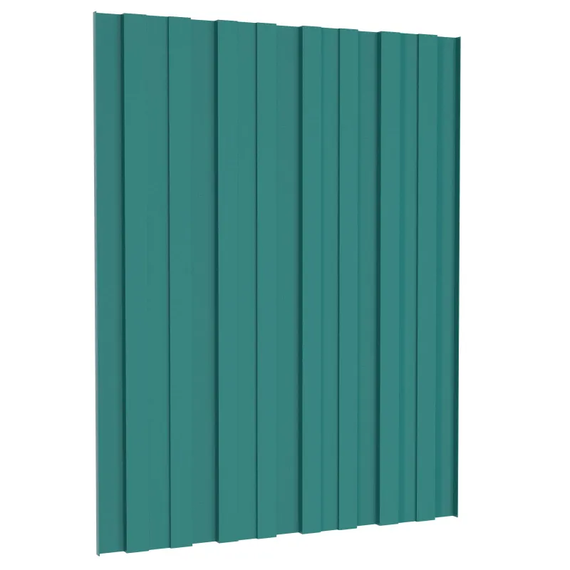Stogo plokštė 36 pcs Žalia 60 x 45 cm Galvanizuotas plienas