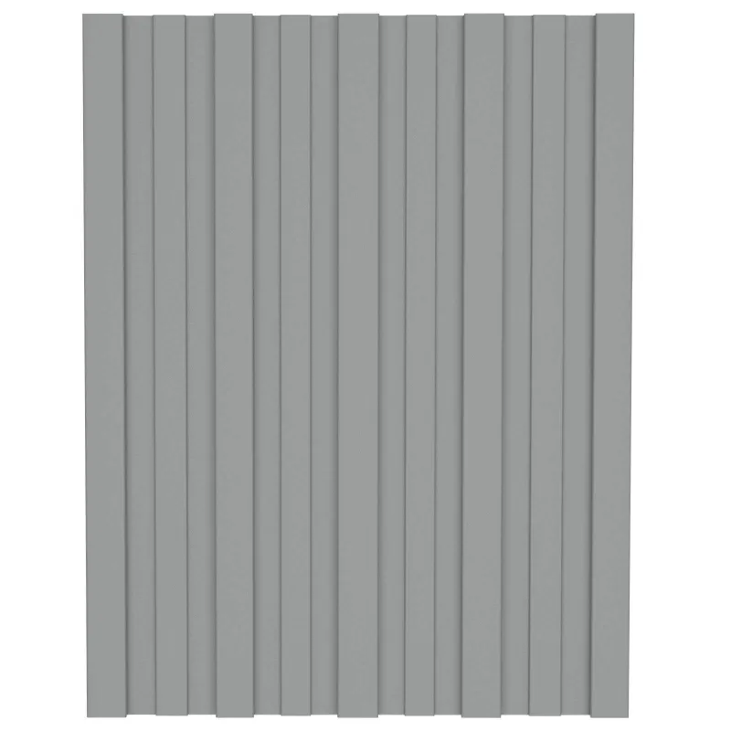 Stogo plokštė 36 pcs Pilka 60 x 45 cm Galvanizuotas plienas