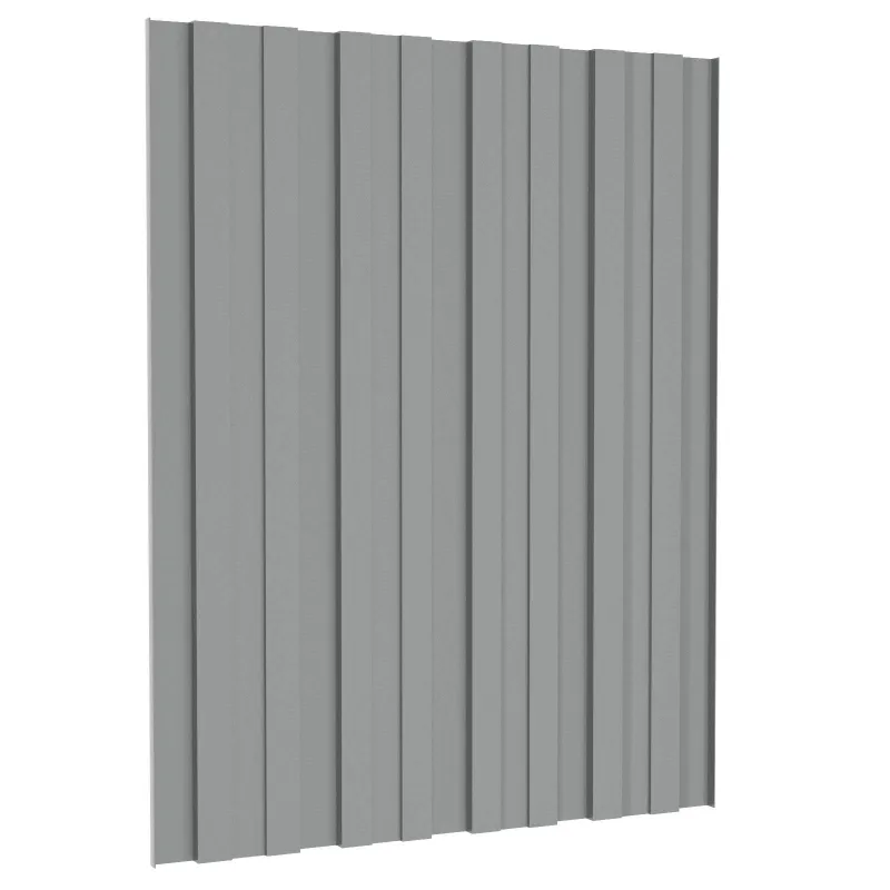 Stogo plokštė 36 pcs Pilka 60 x 45 cm Galvanizuotas plienas