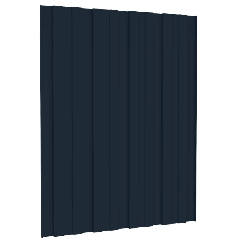 Stogo plokštė 12 pcs Antracito 60 x 45 cm Galvanizuotas plienas