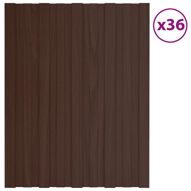 Stogo plokštė 36 pcs Ruda 60 x 45 cm Galvanizuotas plienas