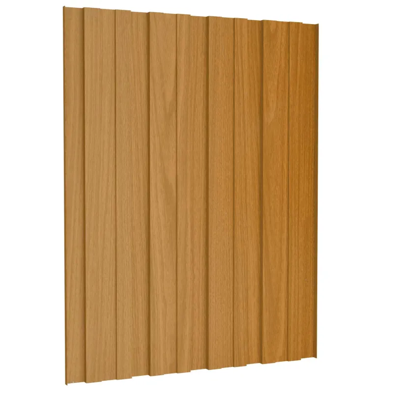 Stogo plokštė 12 pcs Natūrali 60 x 45 cm Galvanizuotas plienas