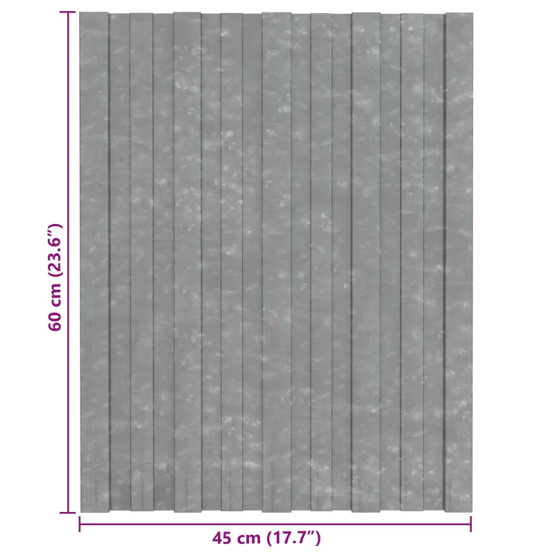 Stogo plokštė 36 pcs Sidabrinė 60 x 45 cm Galvanizuotas plienas