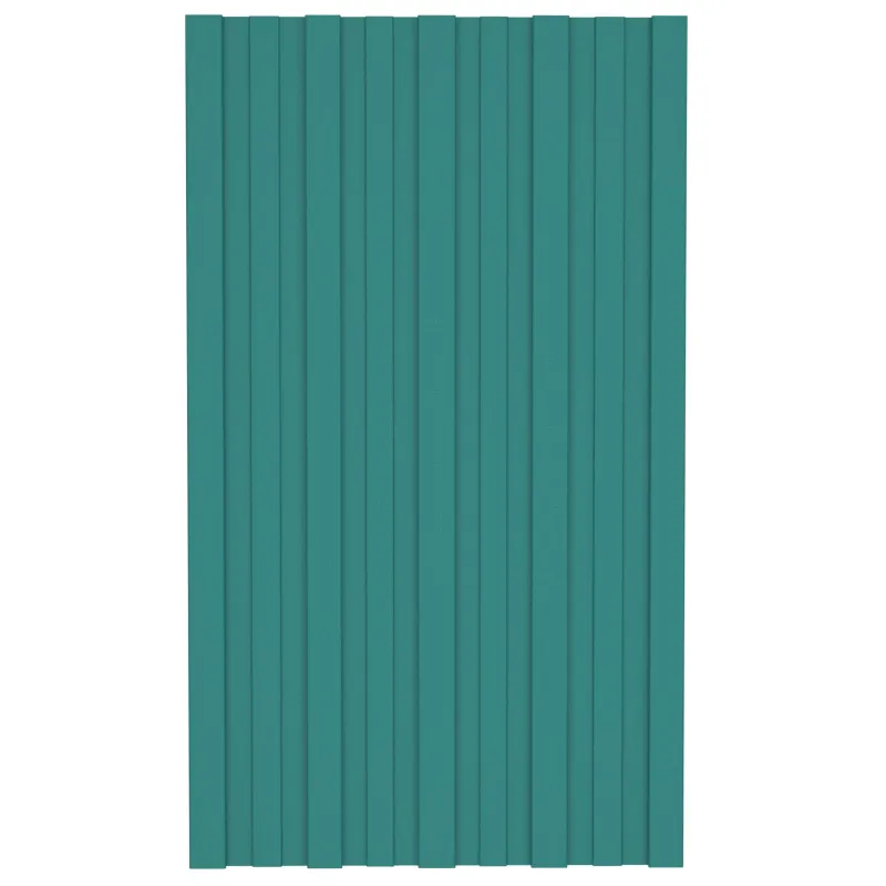 Stogo plokštė 36 pcs Žalia 80 x 45 cm Galvanizuotas plienas