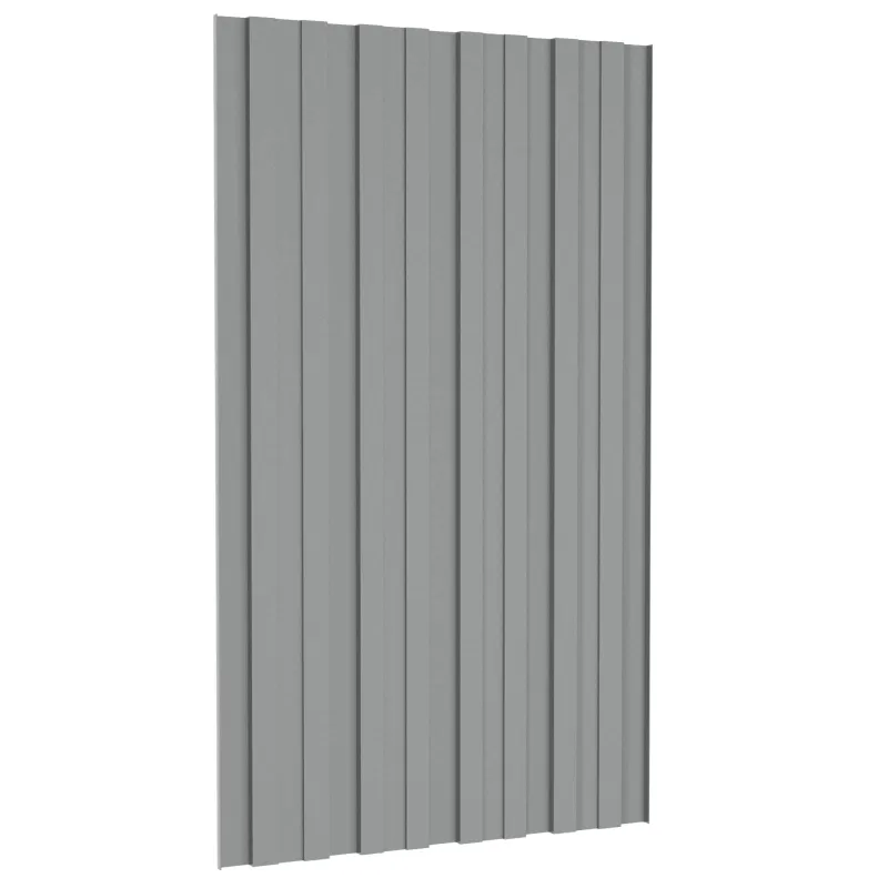 Stogo plokštė 36 pcs Pilka 80 x 45 cm Galvanizuotas plienas