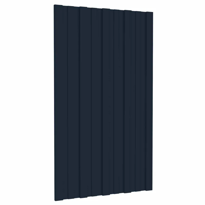 Stogo plokštė 12 pcs Antracito 80 x 45 cm Galvanizuotas plienas