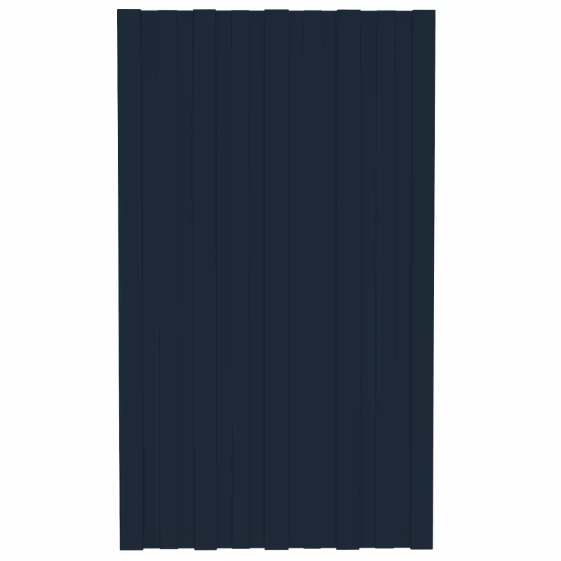 Stogo plokštė 12 pcs Antracito 80 x 45 cm Galvanizuotas plienas