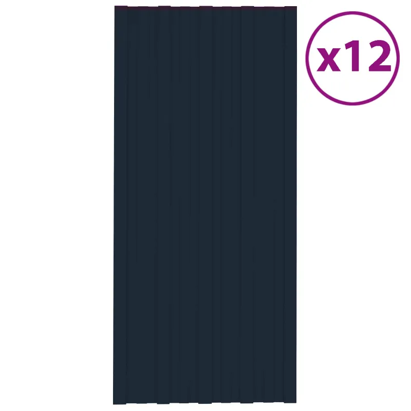 Stogo plokštė 12 pcs Antracito 100 x 45 cm
