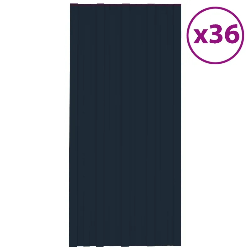 Stogo plokštė 36 pcs Antracito 100 x 45 cm