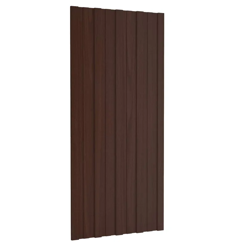 Stogo plokštė 12 pcs Ruda 100 x 45 cm Galvanizuotas plienas