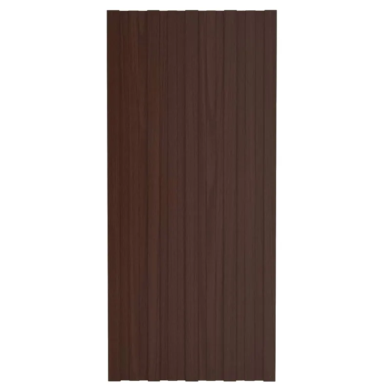 Stogo plokštė 12 pcs Ruda 100 x 45 cm Galvanizuotas plienas