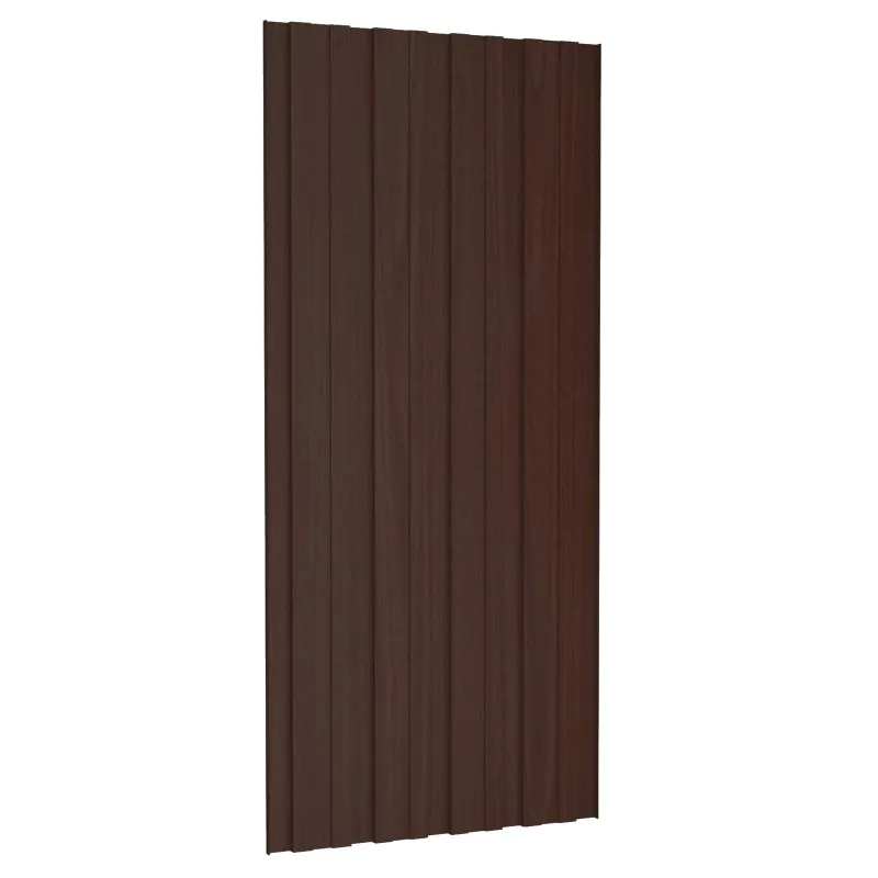 Stogo plokštė 36 pcs Ruda 100 x 45 cm Galvanizuotas plienas